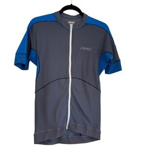 Zoot Lightweight Cycling Jersey Men’s M Fitted Short Sleeve Full Zip Mesh Panels